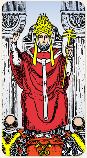 El Sumo Sacerdote, Arcano V del tarot