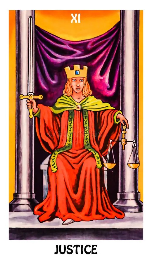 La Justicia, Arcano XI del tarot