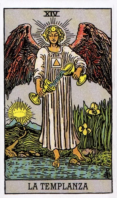 La Templanza, Arcano XIV del tarot