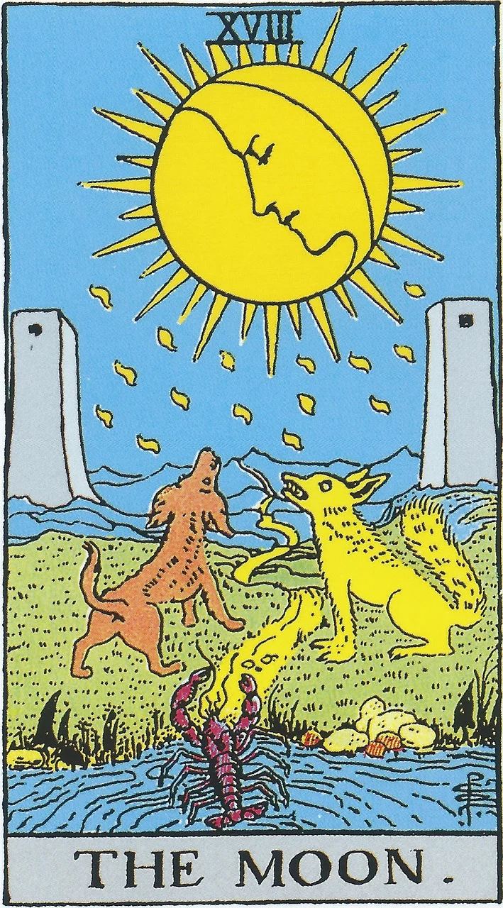 La Luna, Arcano XVIII del tarot